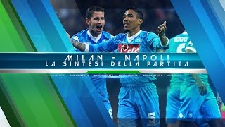 Highlights MilanNapoli 04  Telecronaca Raffaele Auriemma Serie A 20152016 [upl. by Verina]