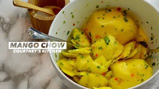 HOW TO MAKE TRINIDAD MANGO CHOW 🇹🇹 COURTNEYS KITCHEN [upl. by Franklin180]