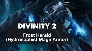 Frost Herald Hydrosophist Mage Armor  Divinity 2 Mod [upl. by Erbma]