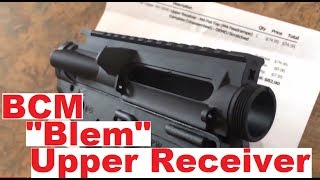 BCM Bravo Company UPPER RECEIVER Blem AR15 Blemished Review [upl. by Pickar]