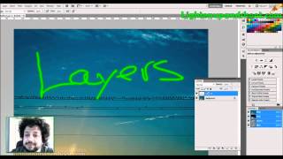 Layers  Photoshop 101 HD  Beginners  lightenupandshoot [upl. by Serilda]