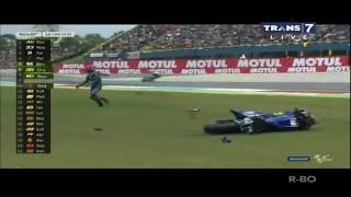 Vinales crash on assen motogp 2017 [upl. by Irat]