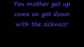 Disturbed  down with the sickness lyrics [upl. by Henleigh]