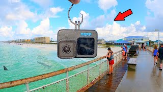 Dropped a GoPro Under the Worlds Most Dangerous Fishing Pier [upl. by Gatias]