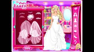 Wedding Barbie Dress Up Games [upl. by Ennoira929]