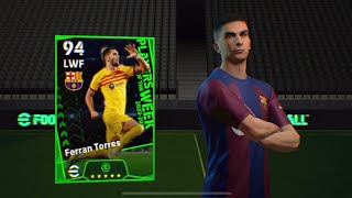 Trick To Get 99 Rated Ferran Torres from potw worldwide pack in eFootball 2024 Mobile [upl. by Smiley]