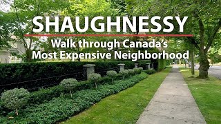 Neighborhood Walk through First Shaughnessy one of Vancouvers oldest amp most exclusive areas [upl. by Buller]