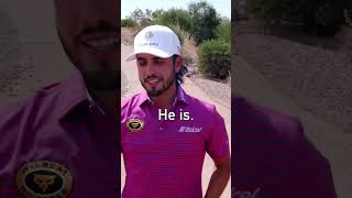 Abraham Ancer on his viral drive slide with his caddie [upl. by Akired]