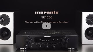 Marantz NR1200 Slim Stereo Network Receiver with HEOS Builtin [upl. by Silloc769]