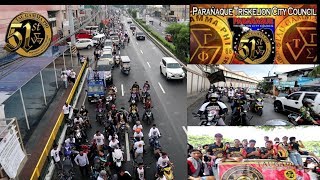 TAU GAMMA PHI 51st ANNIVERSARY MOTORCADE PARAÑAQUE TRISKELION CITY COUNCIL OCTOBER 4 2019 [upl. by Arriaet276]