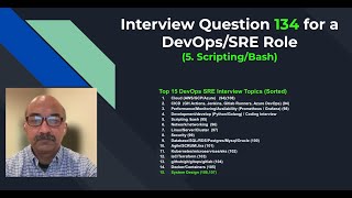 DevOp SRE Interview Question 134 Scripting Bash and Automation [upl. by Otirecul317]