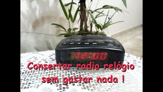 Conserto do Radio Relogio  Lenoxx CR610 [upl. by Hyatt]