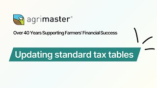 Updating Standard Tax Tables  Wagemaster Tutorials [upl. by Annahael1]