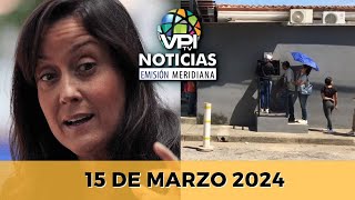 Noticias al Mediodía en Vivo 🔴 Viernes 15 de Marzo de 2024  Venezuela [upl. by Birecree814]