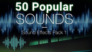 50 Free Sound Effects For Video Editing  Like dhruvrathee [upl. by Riatsala]