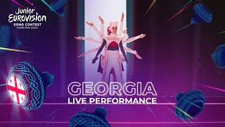 Mariam Bigvava  I Believe  LIVE  Georgia 🇬🇪  Junior Eurovision 2022 [upl. by Ethben]