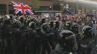 Belfast riots 56 police officers injured in clashes with loyalists during republican parade [upl. by Feucht]