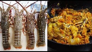 झींगा मसाला Lobster शिवड Masala Lobster LobsterMasala [upl. by Adiv]