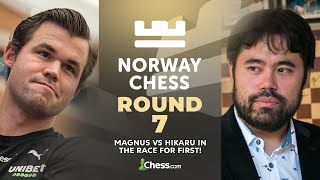 Magnus vs Hikaru With 3 Wins In A Row Can Magnus Make It 4 Norway Chess 2024 Rd 7 [upl. by Jedidiah]