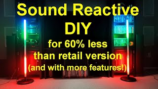 DIY Sound Reactive LED Floor Lamps [upl. by Ahtan]