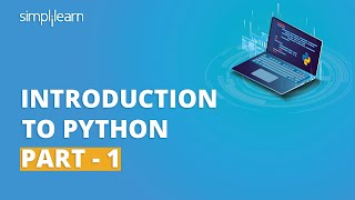 Introduction To Python 1  Python For Beginners  Python Tutorial  Python Basics  Simplilearn [upl. by Reidid]