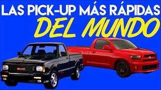 Las 5 Camionetas PickUps Más Rápidas de la Historia [upl. by Ynabla479]