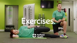 How To Side Hip and Quad Stretch  Nuffield Health [upl. by Nnylf690]