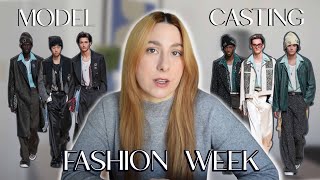 Casting for Paris Fashion Week  How runway models are casted for shows [upl. by Minier471]