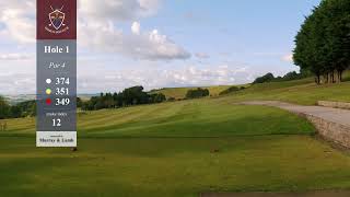 Hole 1  Consett Golf Club  Flyover [upl. by Silda]