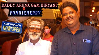 Daddy Arumugam Biryani in Pondicherry  Daddy Arumugam Biryani Hotel Opening Villagefoodfactoryofficial7 [upl. by Zacek]