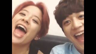 INSTAVID Amber instagram update  llama song with Minho 140719 [upl. by Jezebel]