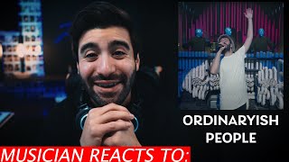 Musician Reacts To AJR  Ordinaryish People ft Blue Man Group [upl. by Myrah753]