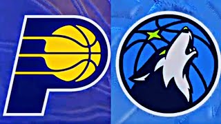 Indiana Pacers Vs Minnesota Timberwolves  Full Game Highlights [upl. by Llaccm893]