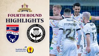 Ross County 03 Partick Thistle  Scottish Gas Mens Scottish Cup Fourth Round Highlights [upl. by Hailed238]