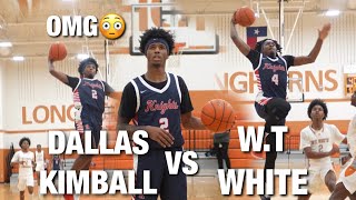 TXHSBBDALLAS KIMBALL PUT ON A SHOW👀 DALLAS KIMBALL vs WT WHITE MUST SEE👀 viralvideo [upl. by Yerffeg]