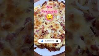 Ketogene Rezepte keto Ernährung Flammkuchen Keto Pizza [upl. by Aryaz]