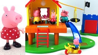 PEPPAS BAUMHAUS UND SCHORSCHS FESTUNG PEPPA WUTZ SCHORSCH LINUS LÖFFEL PAPA WUTZ MAMA WUTZ [upl. by Larrad854]