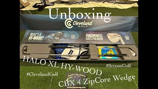 Unboxing the Swag Box from Cleveland Golf [upl. by Annailuj]