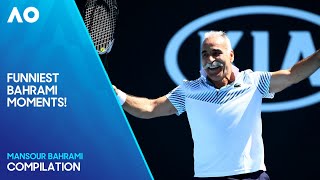 Mansour Bahramis Funniest Moments  Australian Open [upl. by Dole947]