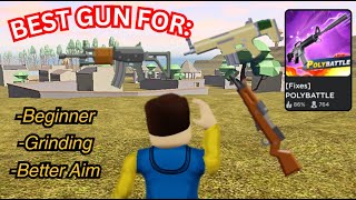 Best guns FOR YOU in Polybattle 🫵 2024 Edition [upl. by Attenrev]