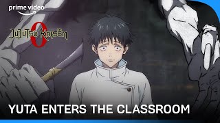 Yuta Okkotsu Enters Jujutsu High 😨  Jujutsu Kaisen 0  Prime Video India [upl. by Aicile601]