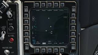 DCS F16C Tutorial 3  AA Radar BVR modes [upl. by Ennairod]