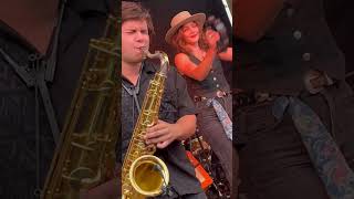 82824 Alex Lucero Band Capitola Beach Santa Cruz Concert funk sax rockmusic ladyrocker [upl. by Tolkan640]