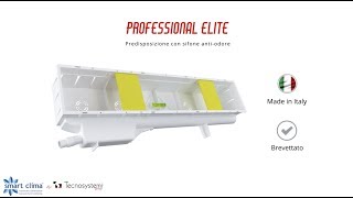 Predisposizione con sifone Professional Elite  by Tecnosystemi group [upl. by Conan]