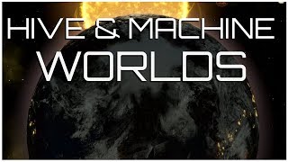 Stellaris  22 Hiveworlds and Machineworlds New stuff for Utopia and SynthDawn [upl. by Anived]