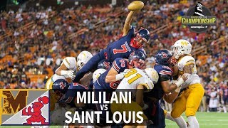 Crusaders still just too good  SL Replay  Mililani vs Saint Louis Nov 24 2018 [upl. by Selena]