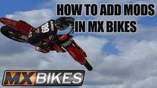 How to install mx bikes mods tutorial NO CUTS [upl. by Boggers903]