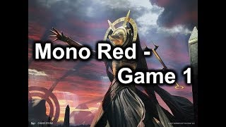 MTG Arena Top Decks  Mono Red Aggro  Game 1 [upl. by Notnilk819]