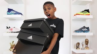 TRIPLE ADIDAS FOOTBALL BOOTS  CLEATS UNBOXING  PRODIRECT SOCCER [upl. by Alisha]