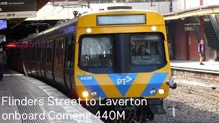 Flinders Street to Laverton onboard Comeng 440M [upl. by Whitehurst]